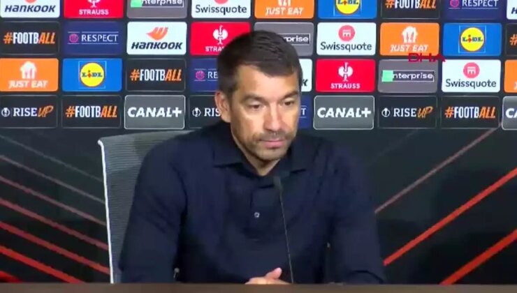 Giovanni van Bronckhorst: ‘Bu kulvarda alabildiğimiz kadar puan almak istiyoruz’