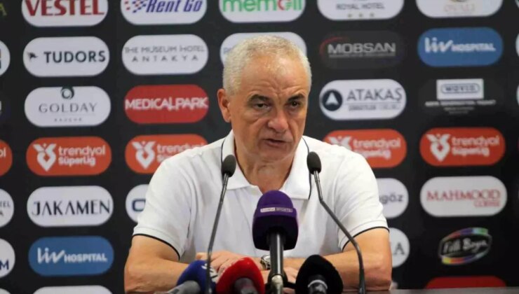 Hatayspor Teknik Direktörü Rıza Çalımbay: “En büyük hatamız kornerden gol yemek”