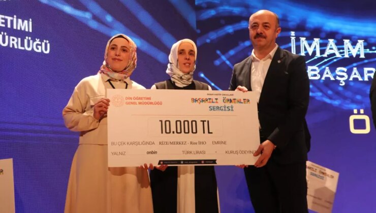 İmam Hatip Okulları Başarılı Örnekler Sergisi Ödül Töreni Gerçekleştirildi
