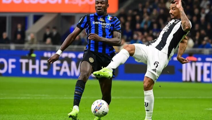 INTER- JUVENTUS maçından kareler! Inter- Juventus maçı kaç kaç bitti? Maç özeti!
