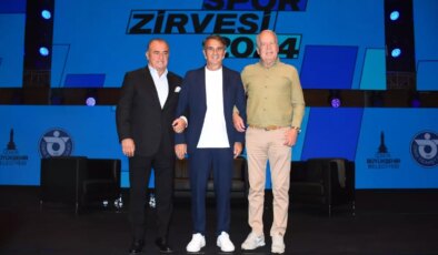 İzmir Spor Zirvesi’nde Terim, Denizli ve Güneş buluştu