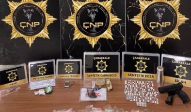 Lapseki’de Uyuşturucu Operasyonu: 8 Gözaltı, 1 Tutuklama