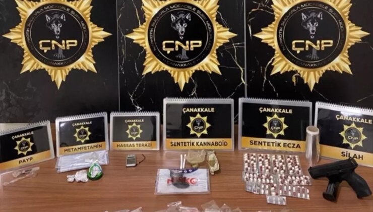 Lapseki’de Uyuşturucu Operasyonu: 8 Gözaltı, 1 Tutuklama