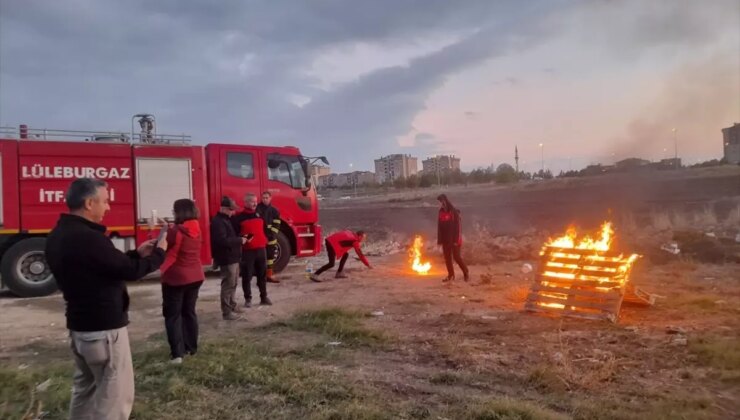 Lüleburgaz’da Yangınla Mücadele Eğitimi ve Temizlik Etkinliği Düzenlendi
