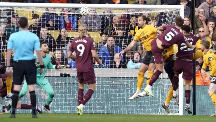 Manchester City, Wolverhampton’ı Son Dakika Golüyle Yendi