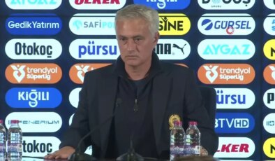 Mourinho: ‘Kaçırdığımız goller sonrası hayal kırıklığı yaşadım’