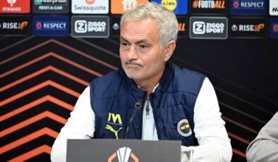 Mourinho’dan “Fenerbahçe’ye geldiğinize pişman mısınız?” sorusuna olay yanıt