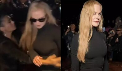 Paris’teki Balenciaga defilesinde Nicole Kidman ve Salma Hayek arasında gergin anlar yaşandı