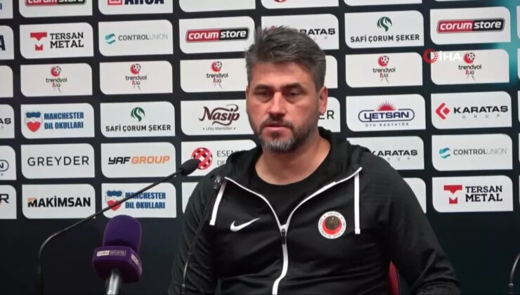 Recep Karatepe: “Çok fazla gol fırsatı yakaladığımız maçta sonuca gidemedik”