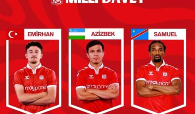 Sivasspor’dan 3 Futbolcu Milli Takıma Davet Edildi