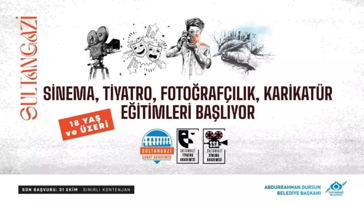 Sultangazi Belediyesi’nden Sanat Akademileri ile Gençlere Yeni Eğitim Fırsatları
