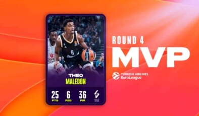 THY Euroleague 4. Haftası’nın MVP’si Theo Maledon Seçildi