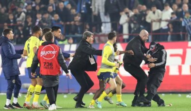 Trabzonspor-Fenerbahçe Maçında Olaylar: 4 Futbolcuya Uzlaştırma
