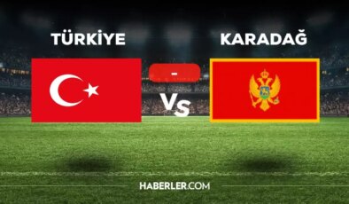 Türkiye Karadağ maçı kaç kaç, bitti mi? MAÇ SONUCU! Türkiye Karadağ golleri kim attı, canlı maç anlatımı!