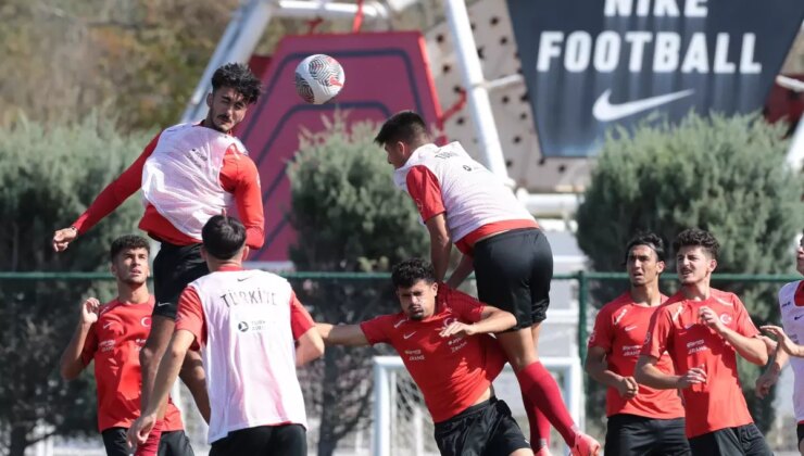 U20 Milli Futbol Takımı Portekiz Maçı Hazırlıklarını Tamamladı