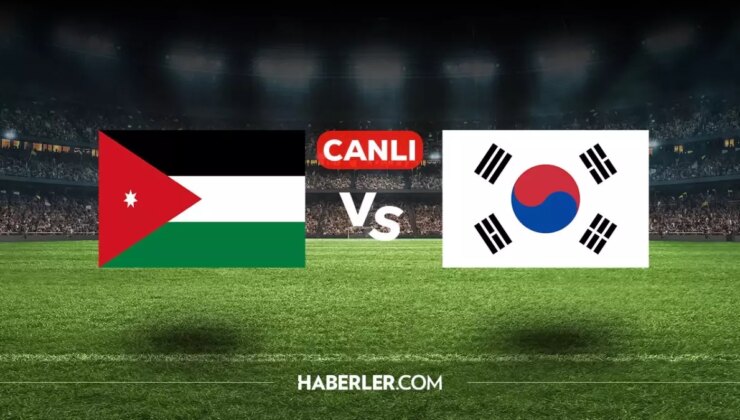 Ürdün Güney Kore maçı CANLI izle! (ŞİFRESİZ) Ürdün Güney Kore maçı hangi kanalda, canlı yayın nerede ve nasıl izlenir?