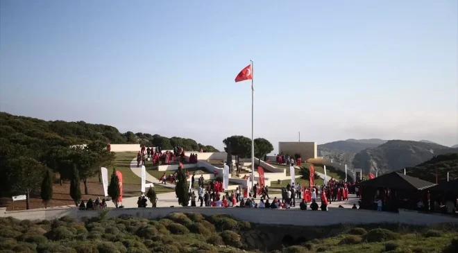 Bursalı Çanakkale şehitleri Kireçtepe Jandarma Şehitliği’nde anıldı