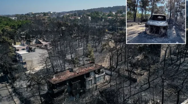 Çanakkale Yangını Kontrol Altında: Geriye Yürek Burkan Manzaralar Kaldı