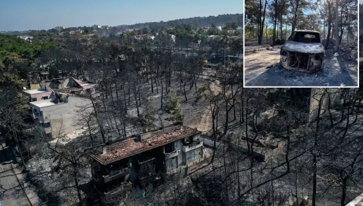 Çanakkale Yangını Kontrol Altında: Geriye Yürek Burkan Manzaralar Kaldı