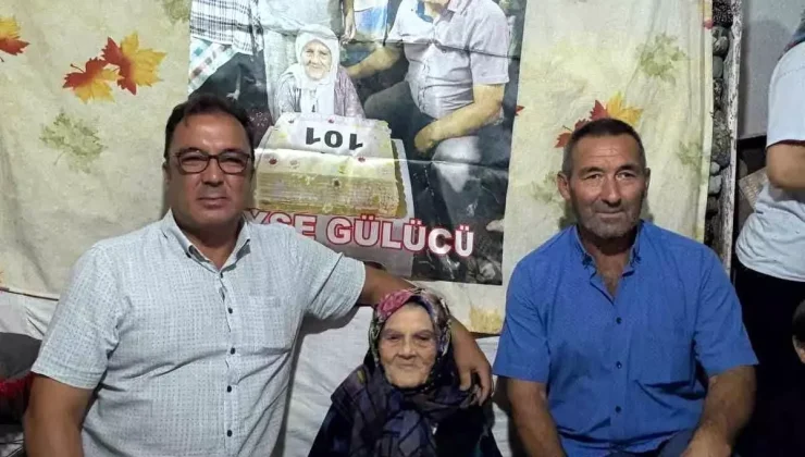 Çanakkale’de 101 Yaşındaki Ayşe Teyzeye Unutulmaz Doğum Günü Sürprizi