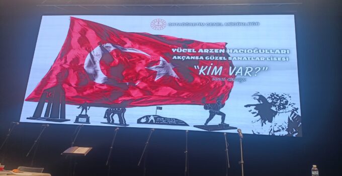 Çanakkale Akçansa Güzel Sanatlar Lisesinden Muhteşem “Kim Var?” Gösterisi