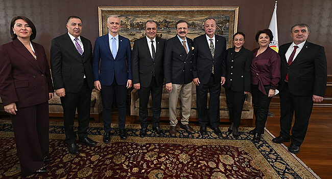 Oda ve Borsa Yönetimi, TOBB Başkanı M. Rifat Hisarcıklıoğlu’nu Ziyaret Etti