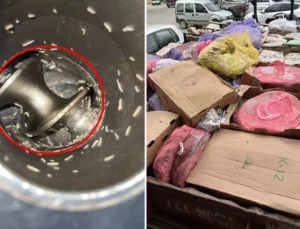 Gökçeada’da Şarküteride Skandal: Kıyma Makinesi Kurtlandı, Bozuk Etler İmha Edildi