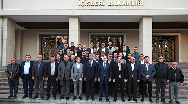 TURAN: “Bize Memleketimizi Getirdiniz” – Ayvacıklı Muhtarlardan Ankaraya Ziyaret