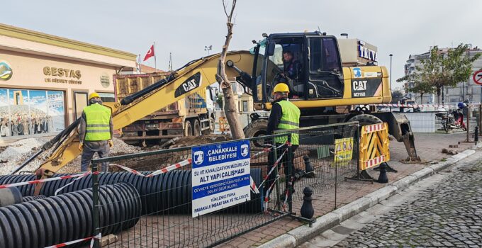 İskele Bölgesinde Yağmursuyu Hattı Çalışmaları Başladı